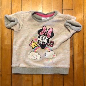 Disney Minnie Mouse, short sleeve sweatshirt, size 3
